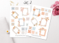 Preview: Urlaub Sticker Set